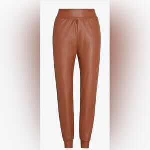 Commando Faux Leather Jogger Brown Size Small